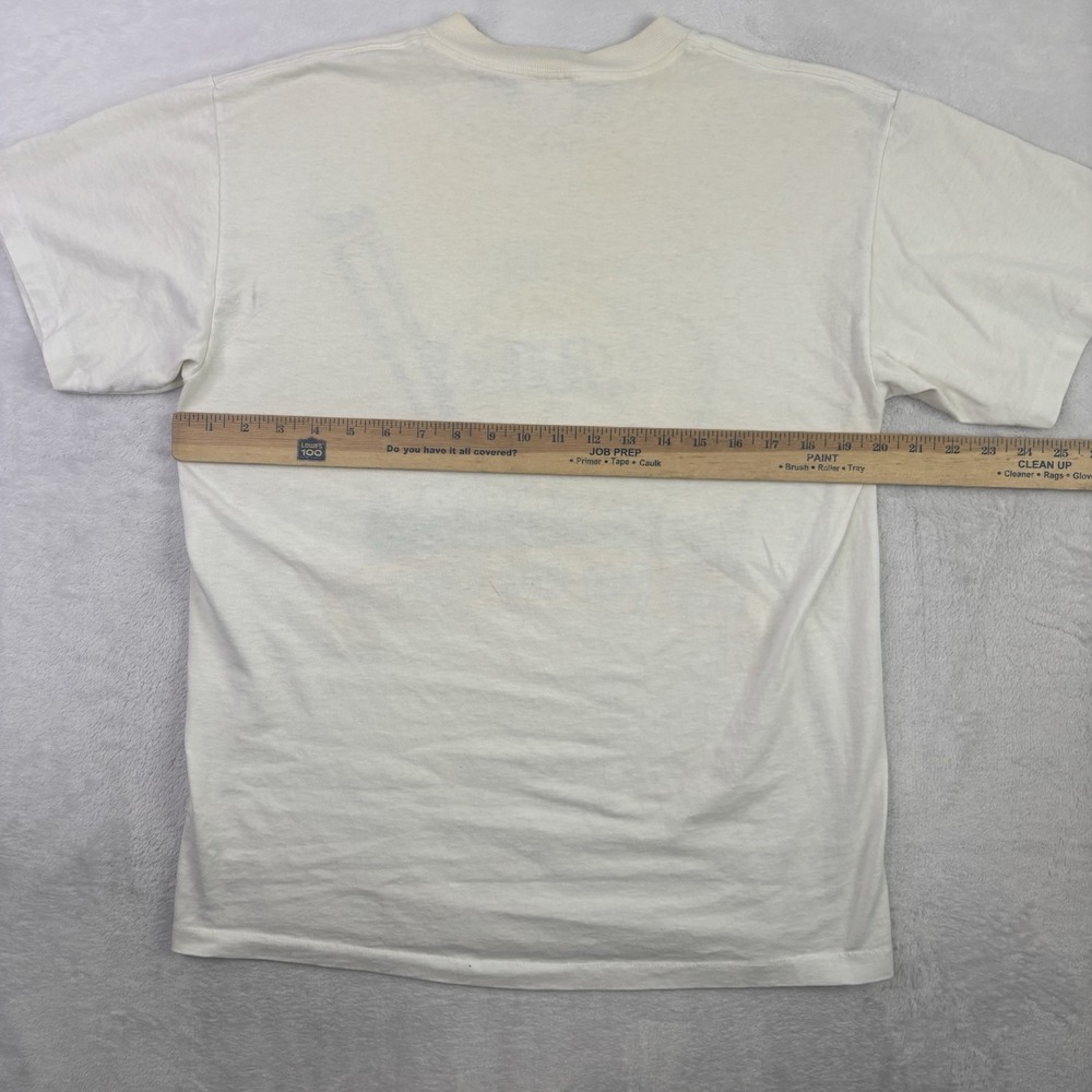 VTG Pepsi Cola Par For The Course White SS Graphic Shirt Distressed Men's LG - Picture 5 of 6